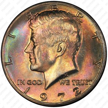 50 центов 1972 - Аверс