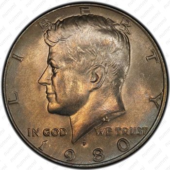 50 центов 1980 - Аверс