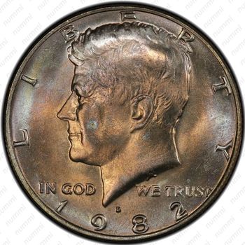 50 центов 1982 - Аверс