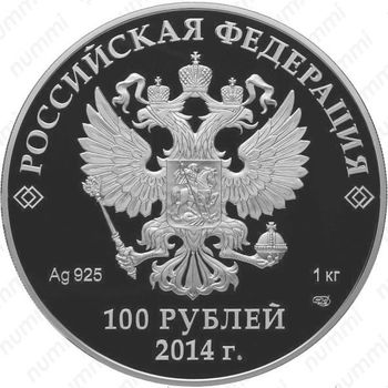 100 рублей 2014, Котел