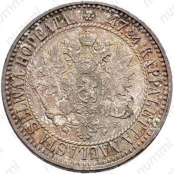 2 марки 1866, S - Аверс