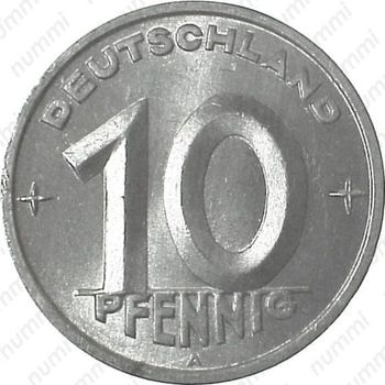 10 пфеннигов 1949, А