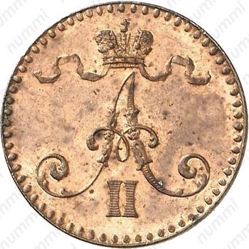 1 пенни 1864 - Аверс