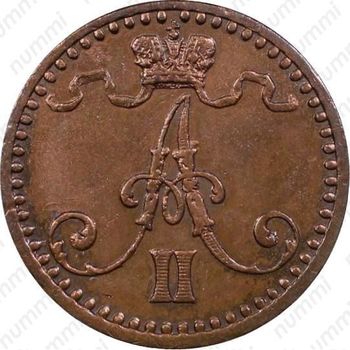 1 пенни 1866 - Аверс
