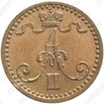 1 пенни 1869 - Аверс