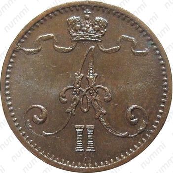 1 пенни 1873 - Аверс