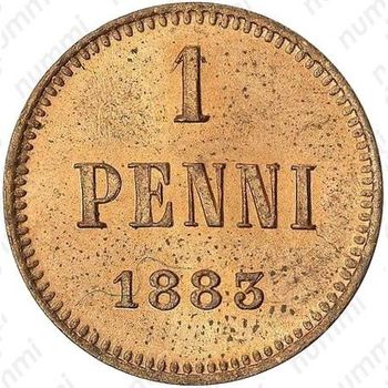 1 пенни 1883 - Реверс