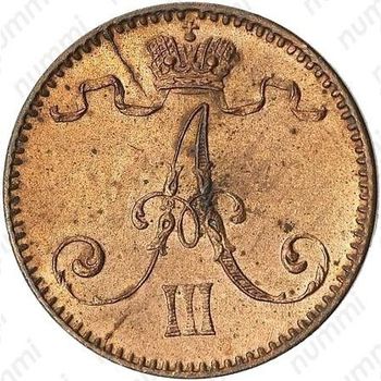 1 пенни 1891 - Аверс
