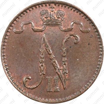 1 пенни 1911 - Аверс