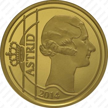 12,5 евро 2014, королева Астрид