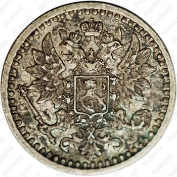 25 пенни 1867, S - Аверс