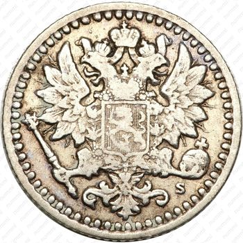 25 пенни 1868, S - Аверс