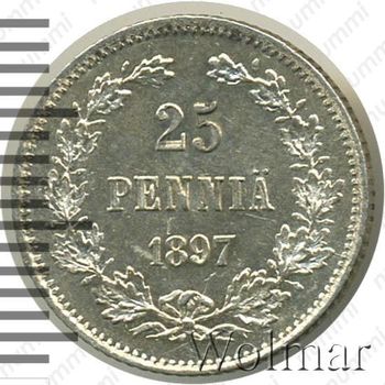 25 пенни 1897, L - Реверс