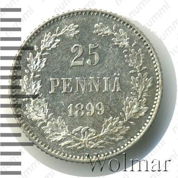 25 пенни 1899, L - Реверс