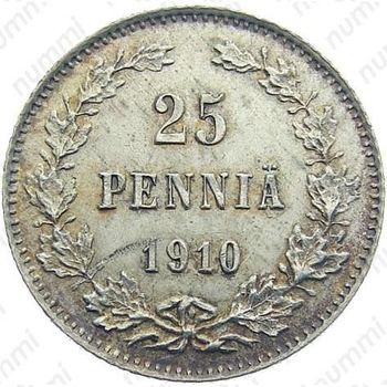 25 пенни 1910, L - Реверс