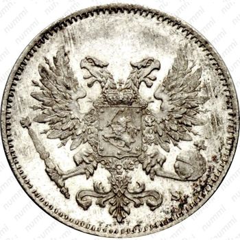 25 пенни 1917, S, гербовый орёл без корон - Аверс