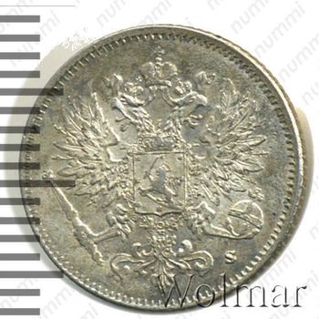 25 пенни 1917, S, гербовый орел с коронами - Аверс