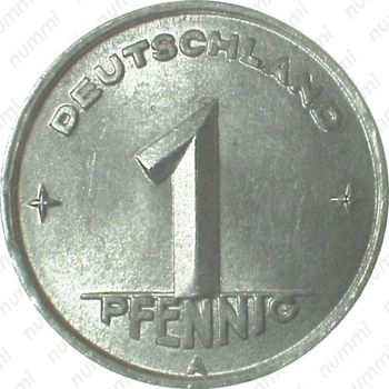 1 пфенниг 1949, ГДР