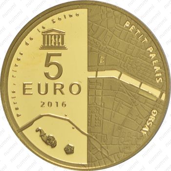 5 евро 2016, берега Сены