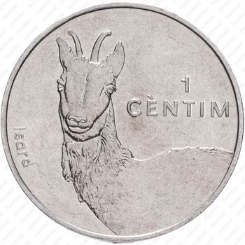 1 сантим 2002, пиренейская серна