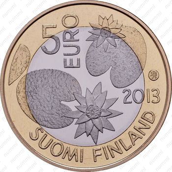 5 евро 2013, лето - Аверс