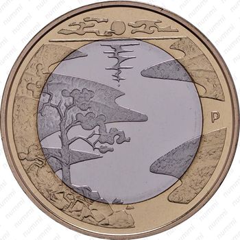 5 евро 2013, лето - Реверс