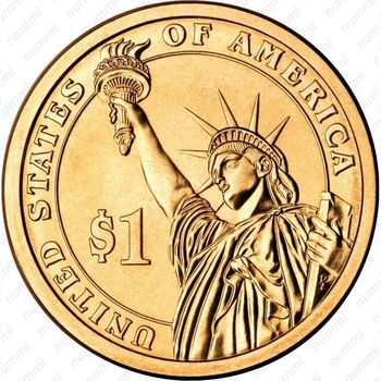 1 доллар 2014, Уоррен Гардинг (29-й президент США) - Реверс