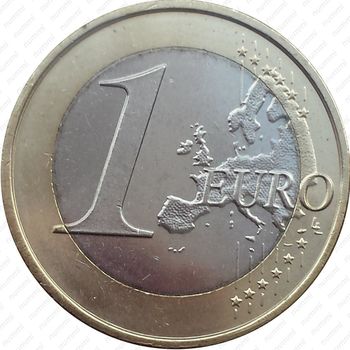 1 евро 2014, регулярный чекан Андорры - Реверс