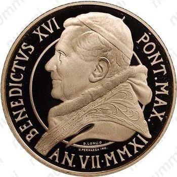 20 евро 2011, голова Святого Петра