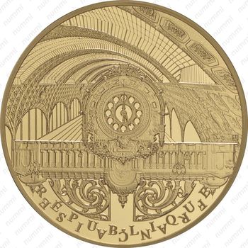 50 евро 2016, берега Сены (золото)