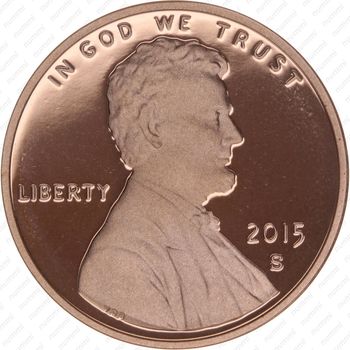 1 цент 2015 - Аверс