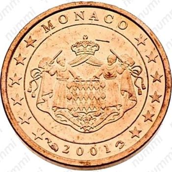 1 евро цент 2001 - Аверс