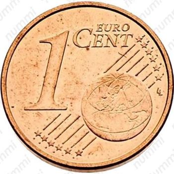 1 евро цент 2001 - Реверс