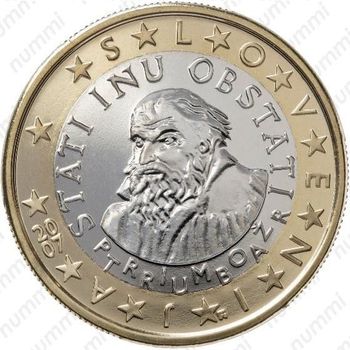 1 евро 2007 - Аверс