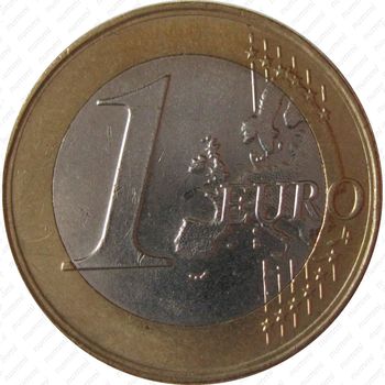 1 евро 2008, регулярный чекан Австрии - Реверс