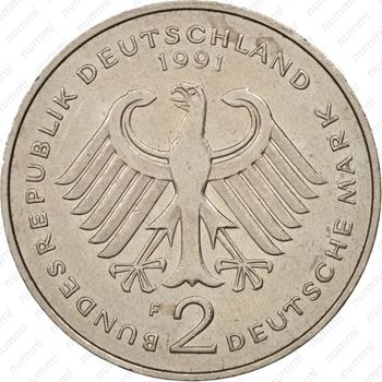 2 марки 1991, Курт Шумахер