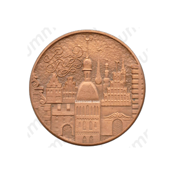 Настольная медаль «Латвийское морское пароходство»