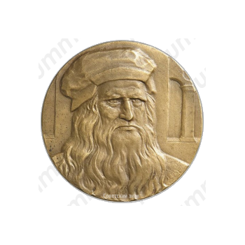 Настольная медаль «450 лет со дня смерти Леонардо да Винчи»