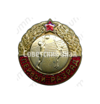 Знак «Первый разряд. Женский Волейбол»