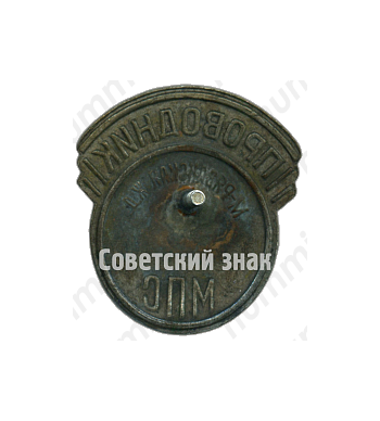 Знак «Проводник. Министерство путей сообщения (МПС). Московско-рязанская железная дорога (ЖД)»