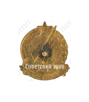 Знак «X лет Октябрьской революции. Узбекская ССР»