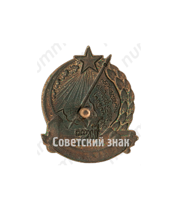 Знак «X лет Октябрьской революции. Грузинская ССР»