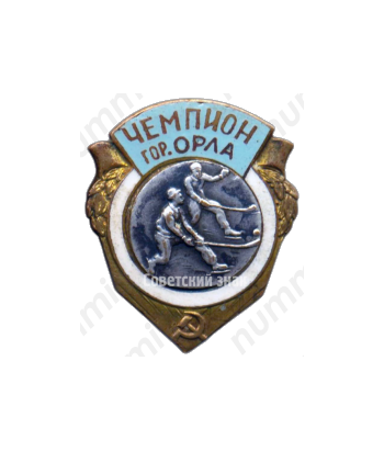 Знак «Чемпион города Орла. Хоккей с мячом»