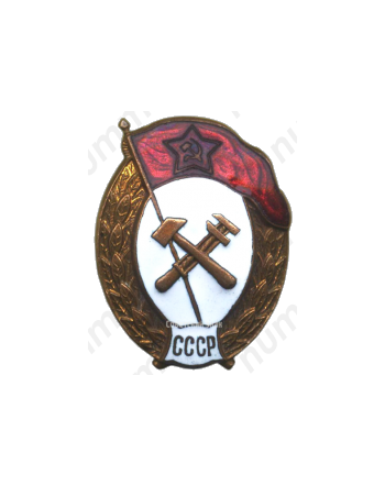 Знак об окончании училище химической защиты