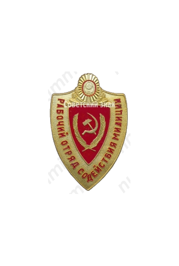 Знак «Рабочий отряд содействия милиции»