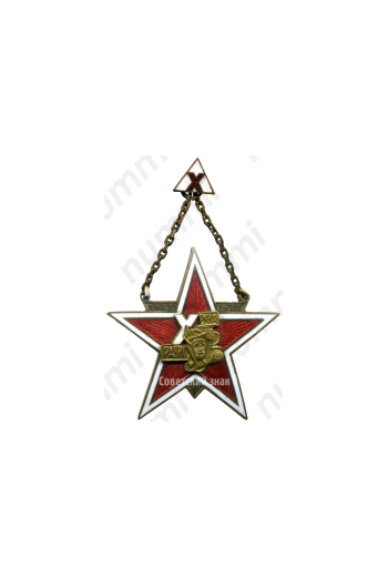 Памятный жетон «10 лет шефства РАБИС над РККА»