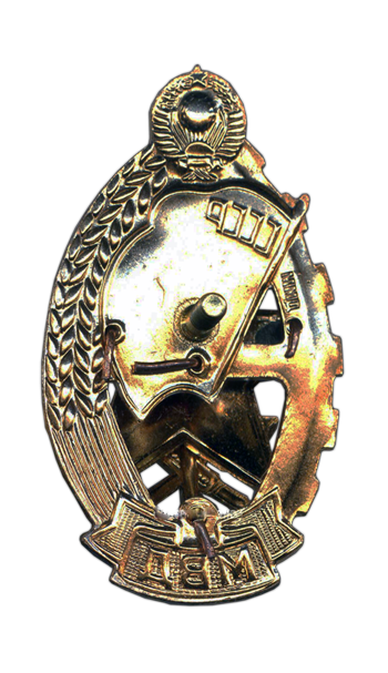 Знак «МВД. Лучшему работнику пожарной охраны. Тип 2»