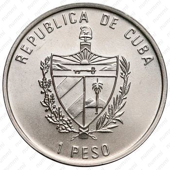 1 песо 1995, ФАО [Куба] - Аверс