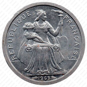 1 франк 1965 [Австралия] - Аверс