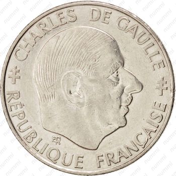 1 франк 1988, Шарль де Голль [Франция] - Аверс
